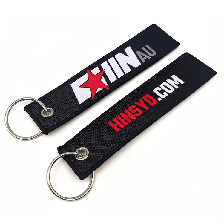 custom flight tag keychain