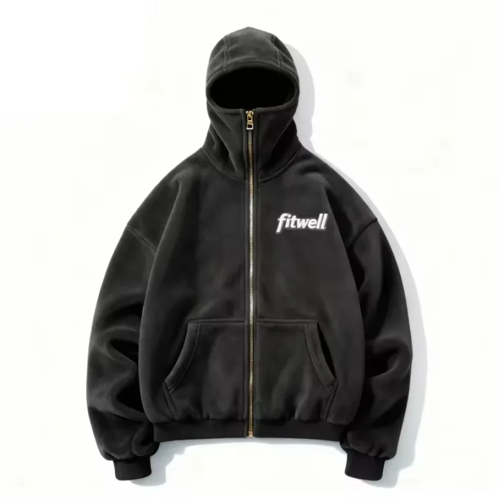 custom full zip hoodies