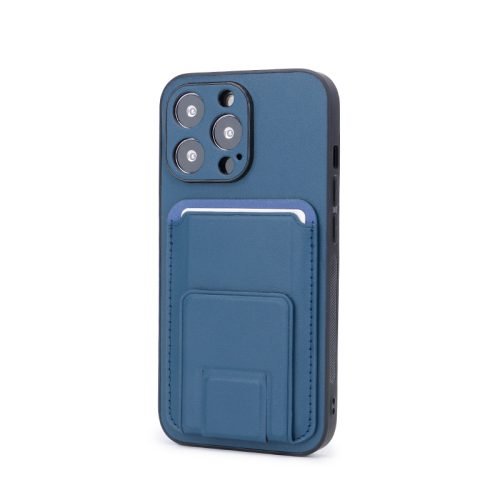 custom phone wallets blue color in china