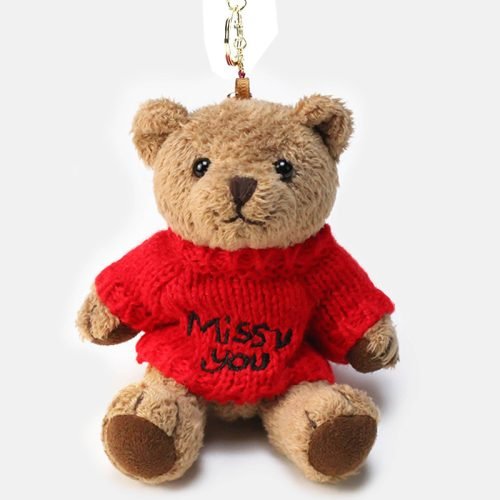 custom plush animal keychain china
