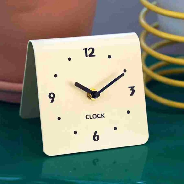 custom desk clock