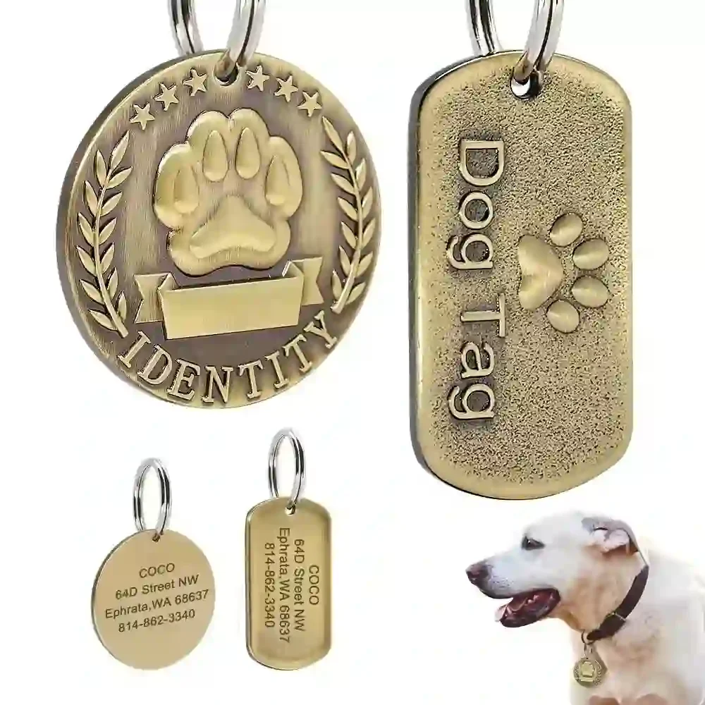 custom dog tag keychains
