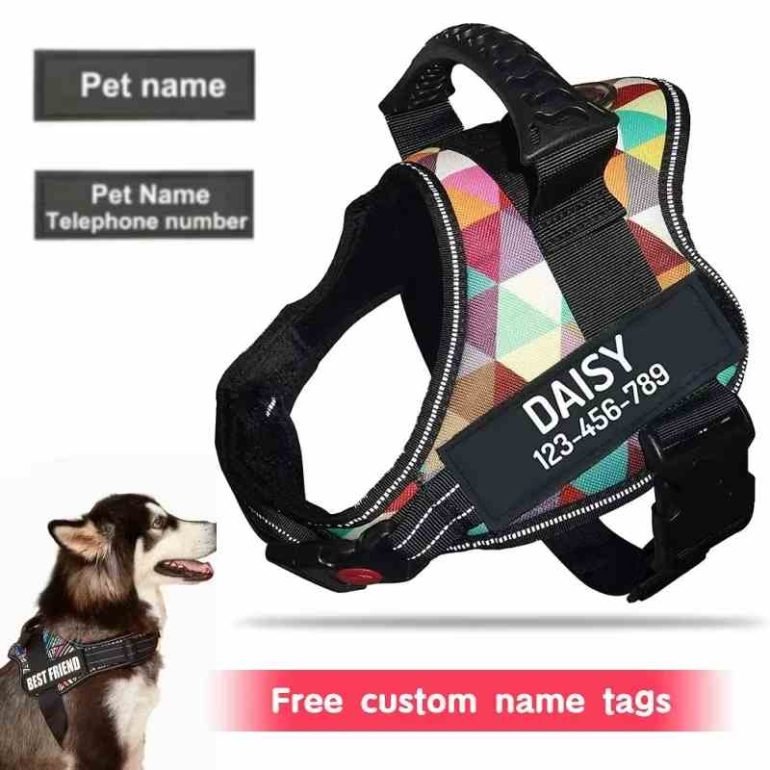 custom dog vest harness