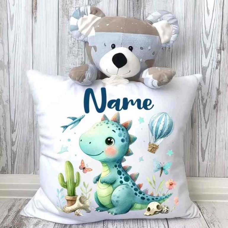 custom name throw pillow