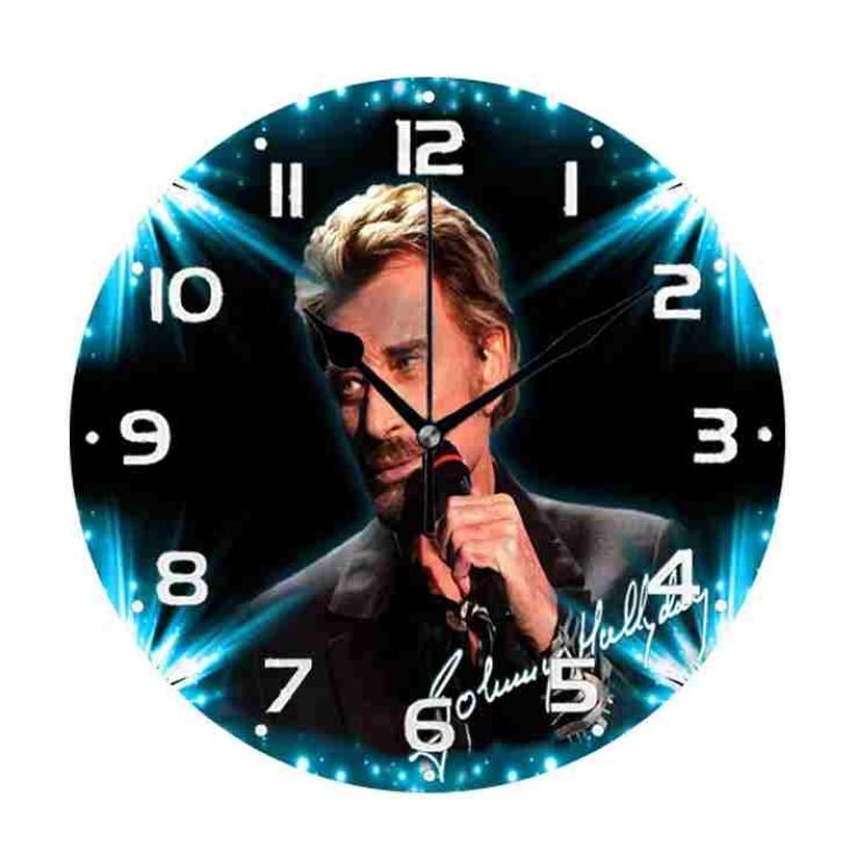 custom photo wall clock