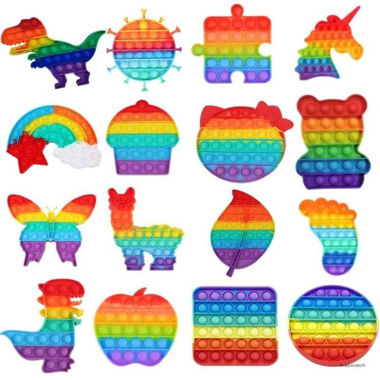 custom push pop fidget toy