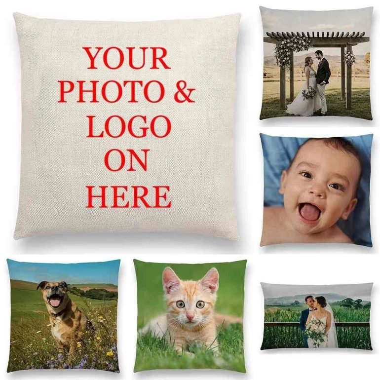 custom throw pillows