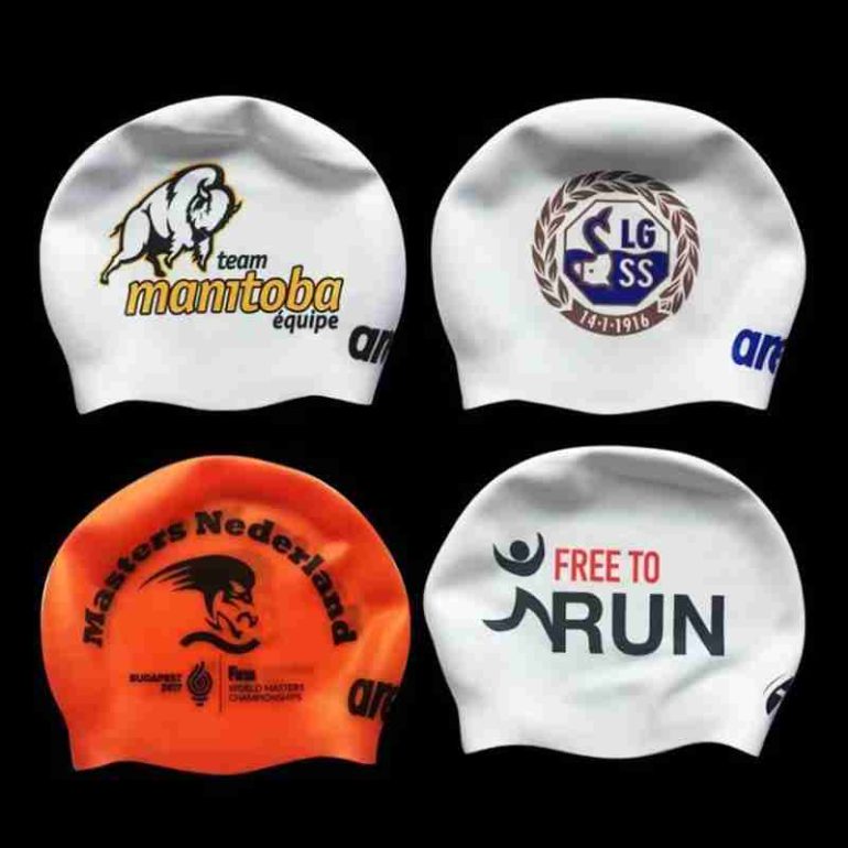 Custom swim caps with logo